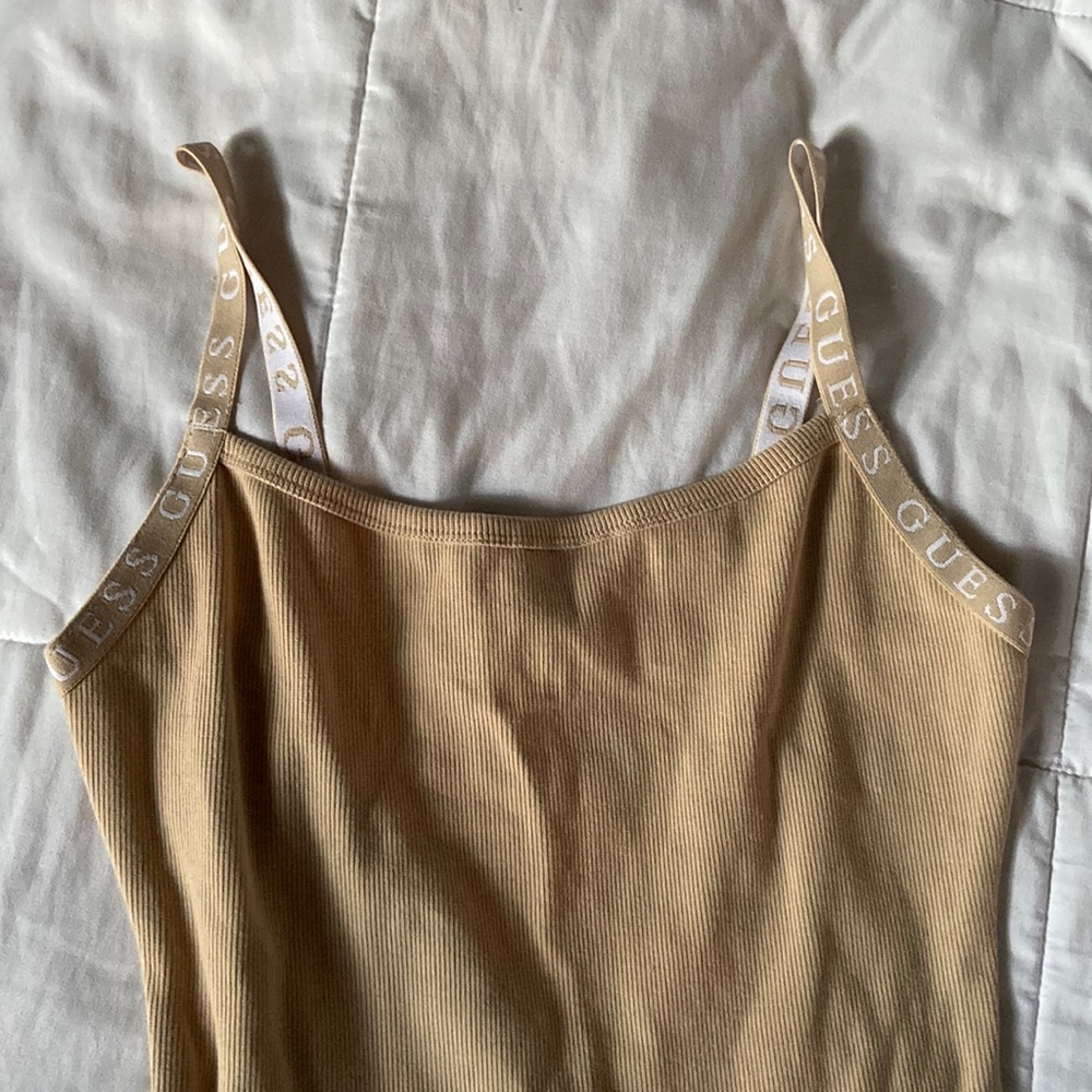 GUESS tan bodysuit
